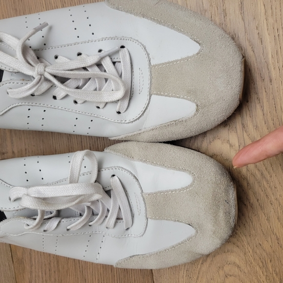 Banana Republic Thane Leather Trainer Sneaker White Leather Sz. 10M - Picture 9 of 16